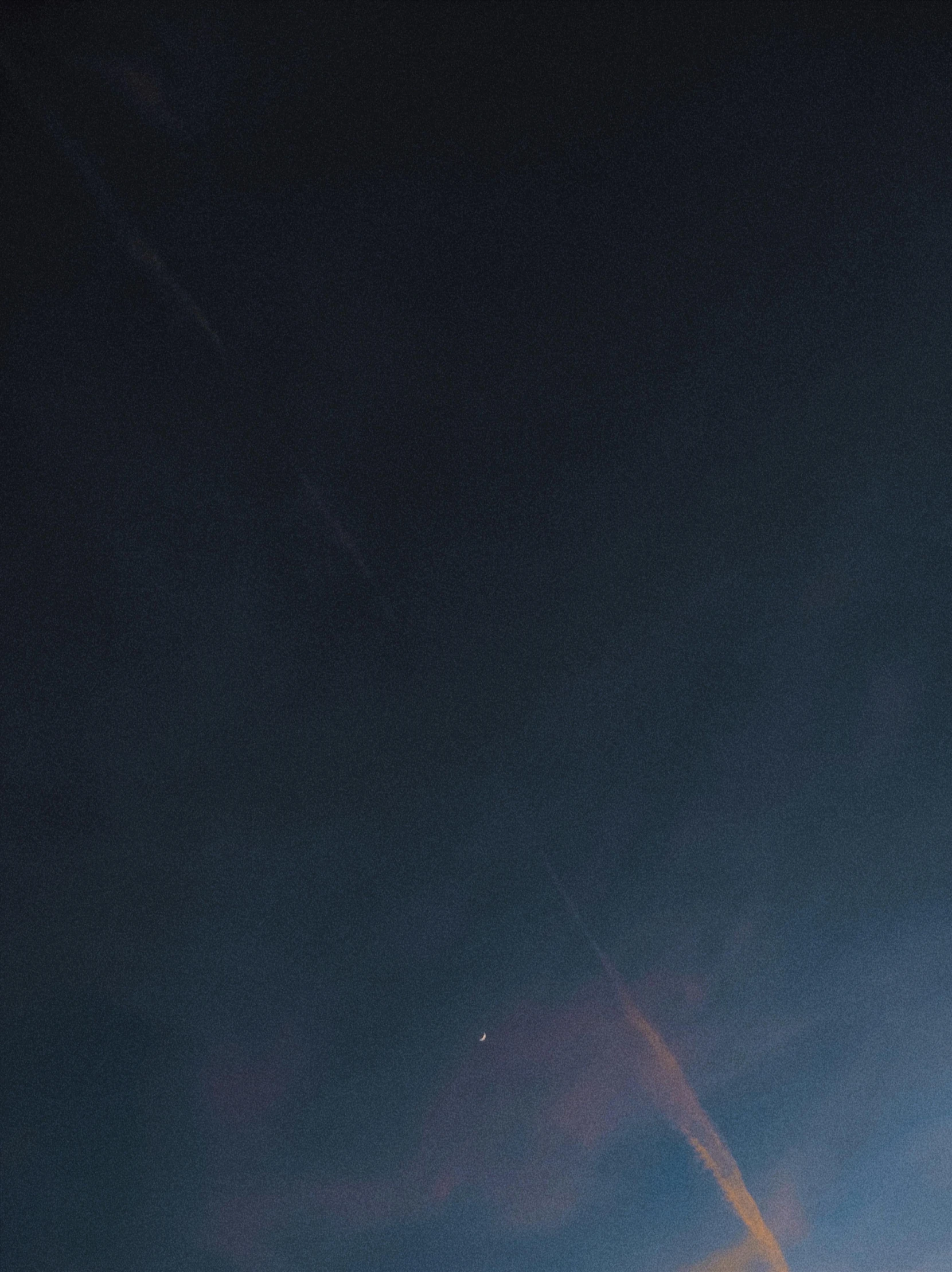 a plane that is flying in the sky, a picture, unsplash contest winner, postminimalism, shining meteor, hq 4k phone wallpaper, instagram story, ((sunset))