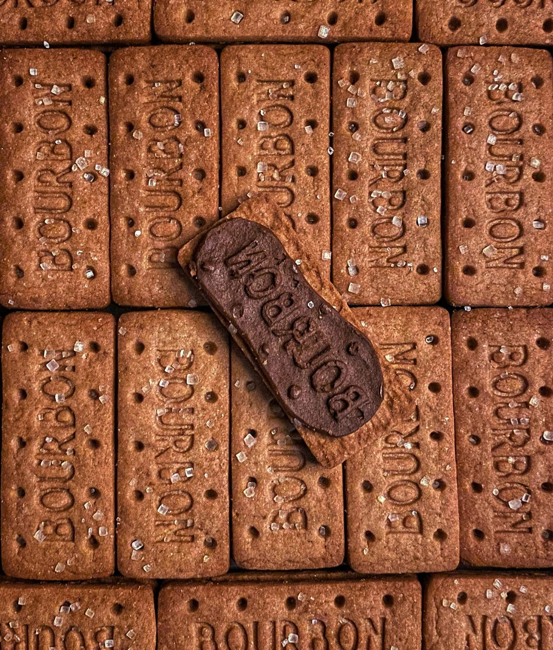 a pile of cookies sitting on top of each other, an album cover, by Alexander Robertson, shutterstock contest winner, renaissance, bricks, 🍸🍋, solace, up-close