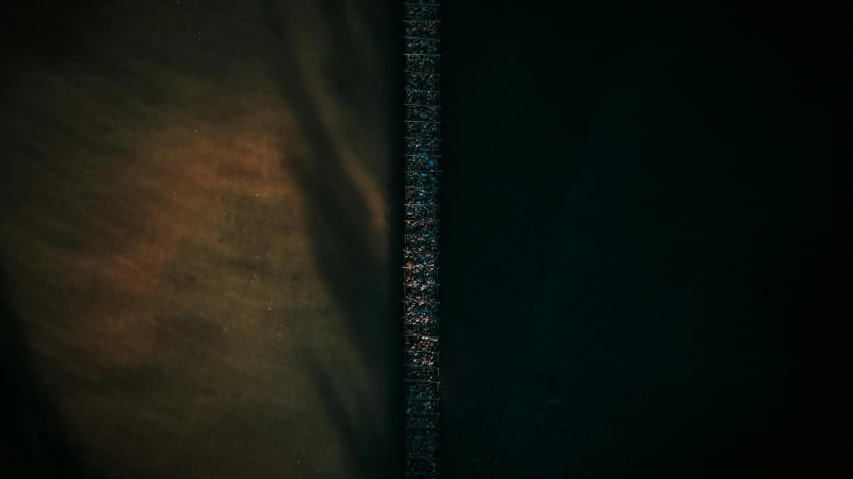 a man holding a tennis racquet on top of a tennis court, an album cover, by Elsa Bleda, pexels contest winner, conceptual art, wall darkness, ( ( abstract ) ), abstract texture, tiny wires on the ground. narrow