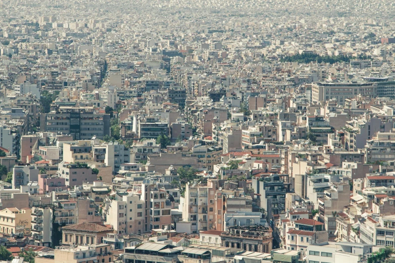 a large city filled with lots of tall buildings, pexels contest winner, neoclassicism, athene, gigapixel photo, detailed high resolution, dezeen