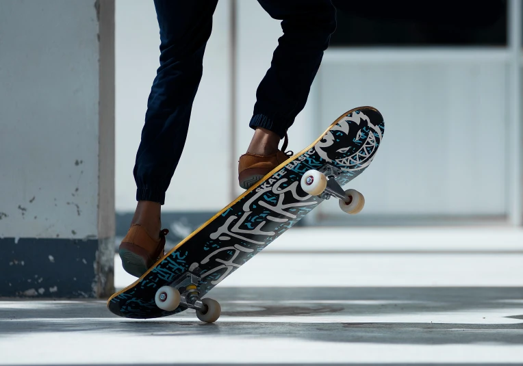 a person is doing a trick on a skateboard, pexels contest winner, hyperrealism, outlive streetwear collection, hyperreal highly detailed 8 k, indoor shot, fan favorite