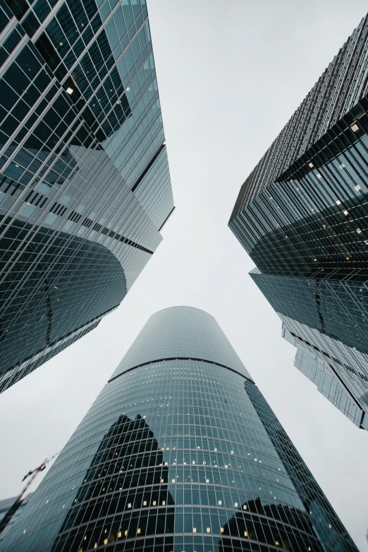 a group of tall buildings in a city, pexels contest winner, sanctions in russia, glass ceilings, thumbnail, : :