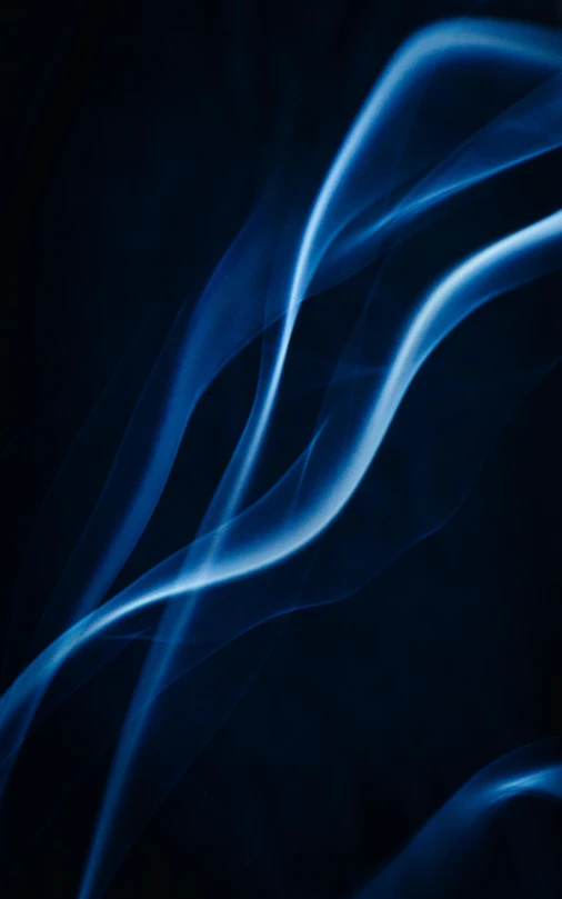 blue smoke on a black background, an album cover, unsplash, curves, electric breeze, a friendly wisp, vapourwave