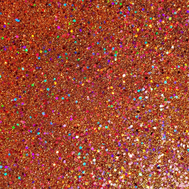 an orange glitter background with multicolored confetti, reddit, dancefloor kismet, 2 0 5 6 x 2 0 5 6, jewelry iridescent, stained antique copper car paint