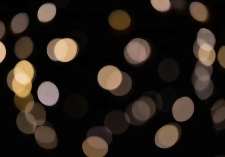 a bunch of lights that are in the dark, pexels, generative art, gold speckles, overcast bokeh - c 5, night time footage