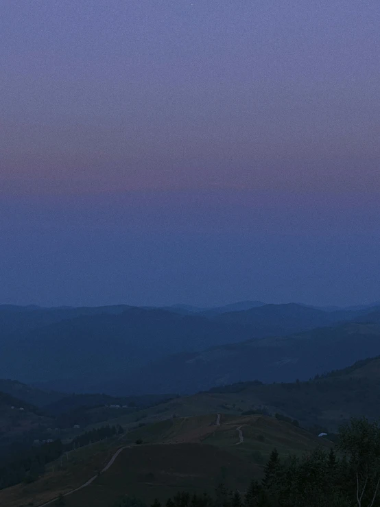 the full moon is setting over the mountains, a picture, pexels contest winner, renaissance, panorama distant view, stacked image, uttarakhand, blue moon ray tracing