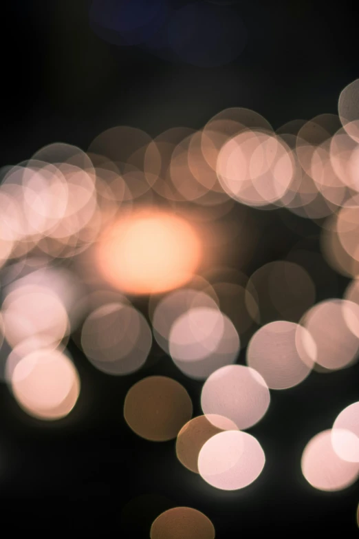 a bunch of lights that are in the dark, a picture, inspired by Elsa Bleda, unsplash, soft pink lights, dots abstract, evening sunlight, soft light - n 9