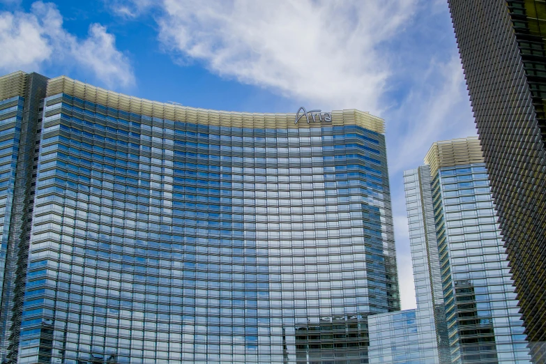 a group of tall buildings sitting next to each other, las vegas, solaris, exterior photo, palace