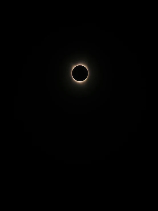 an eclipse is seen in the dark sky, by Yasushi Sugiyama, black main color, 5 mm, ring lit, jeremy cowart