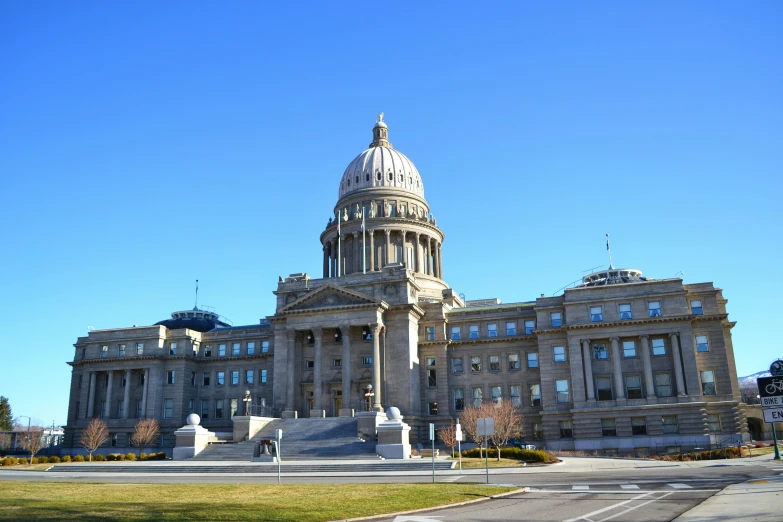 a large building with a dome on top of it, visual art, idaho, politicians, 2022 photograph, 5k