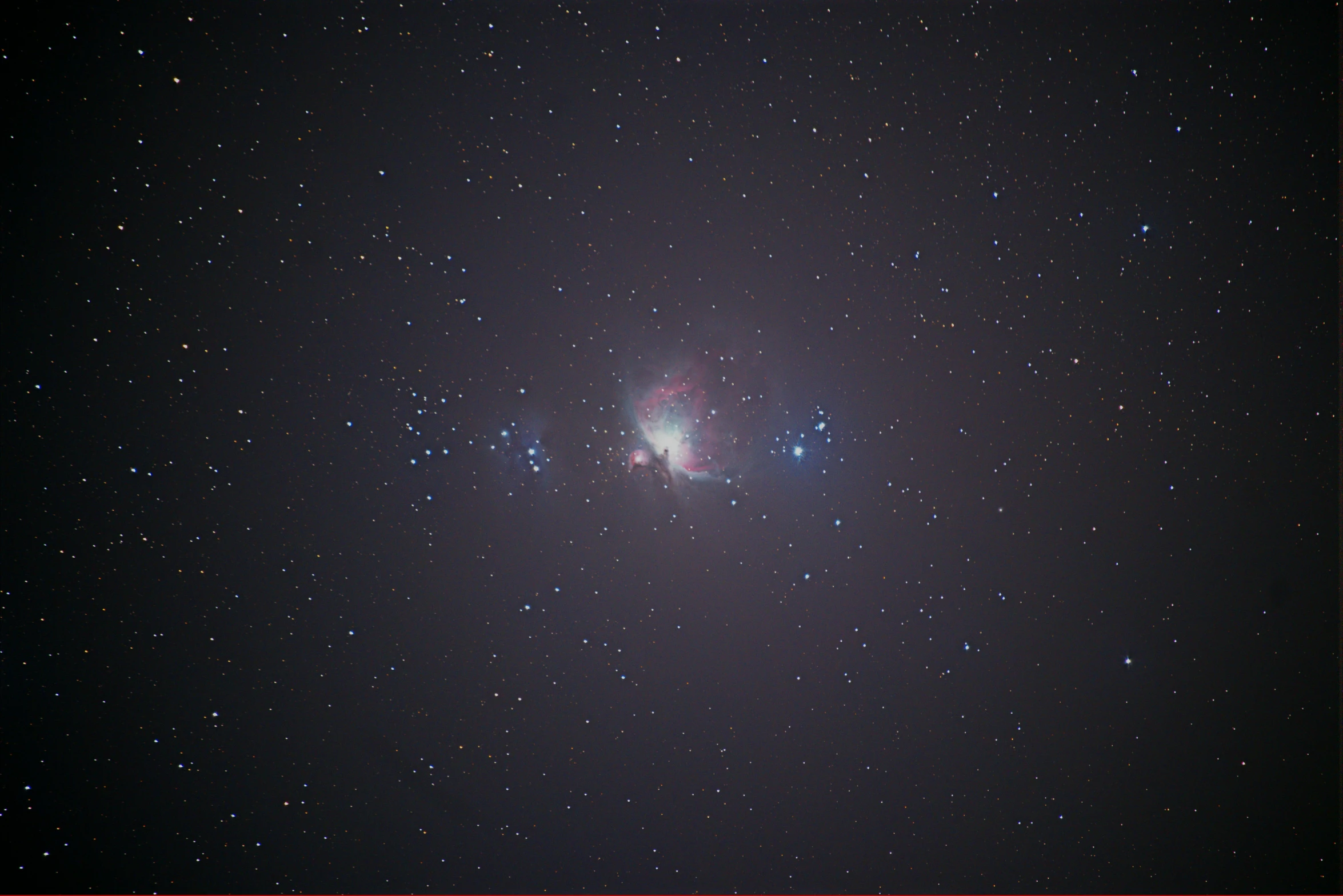 a star filled sky filled with lots of stars, a colorized photo, unsplash contest winner, light and space, red and purple nebula, on a gray background, shot on hasselblad, 15081959 21121991 01012000 4k