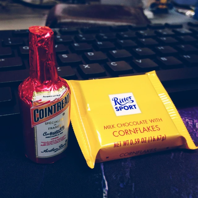 a bottle of condiment next to a packet of condiments, inspired by Constant, reddit contest winner, mars candy bars, cosmoport, coworkers, contrast light