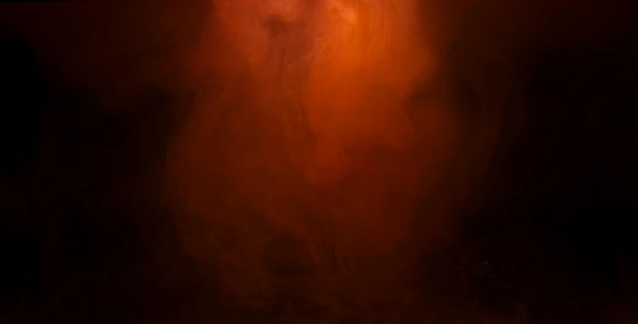 a fire hydrant with smoke coming out of it, a digital painting, inspired by Anna Füssli, deviantart, color palette is dark orange, beautiful rembrandt light, ignant, ( ( abstract ) )