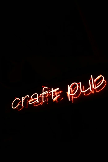 a neon sign is lit up in the dark, by Dirk Crabeth, craft, duff beer, may 1 0, crafting