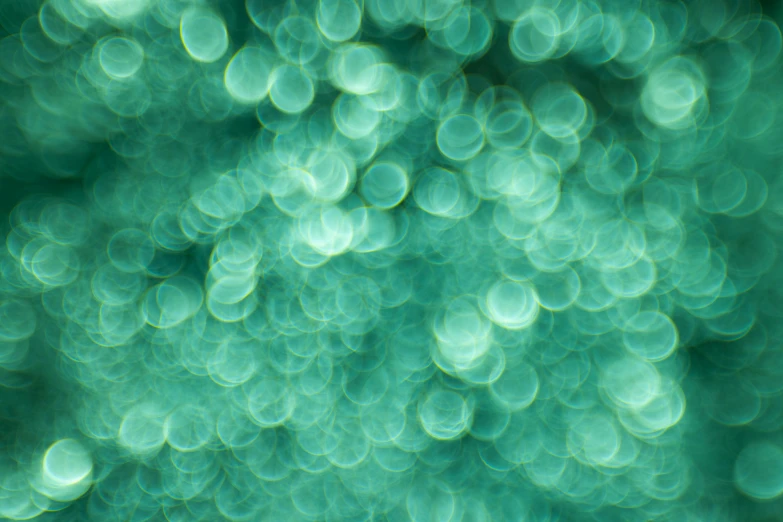 a blurry photo of a bunch of bubbles, a microscopic photo, by Attila Meszlenyi, unsplash, generative art, seafoam green, fish scales, soft light - n 9, teal aesthetic
