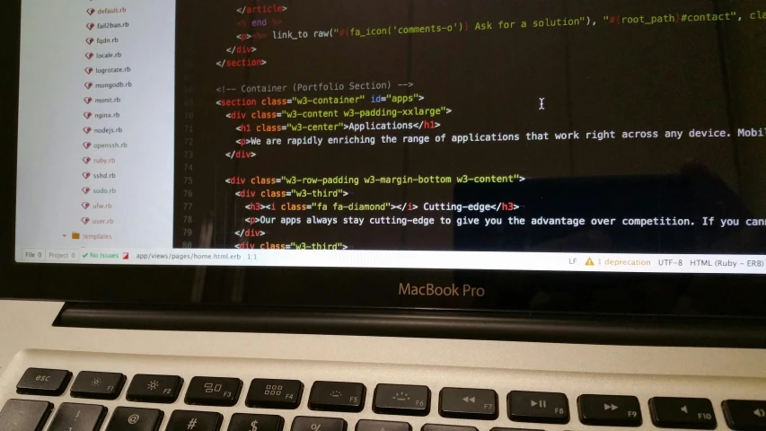 a laptop computer sitting on top of a desk, a screenshot, by Matt Cavotta, beautiful code, ap, contain, with a long