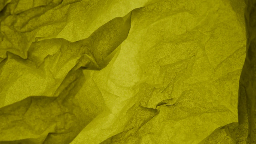 a close up of a piece of paper on a table, deviantart, yellow volumetric fog, olive green, tissue paper art, detailed product image