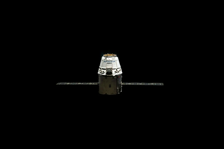 a space shuttle sitting on top of a black surface, by Adam Chmielowski, black!!!!! background, detailed product image, space-station vuutun palaa, night. by greg rutkowski