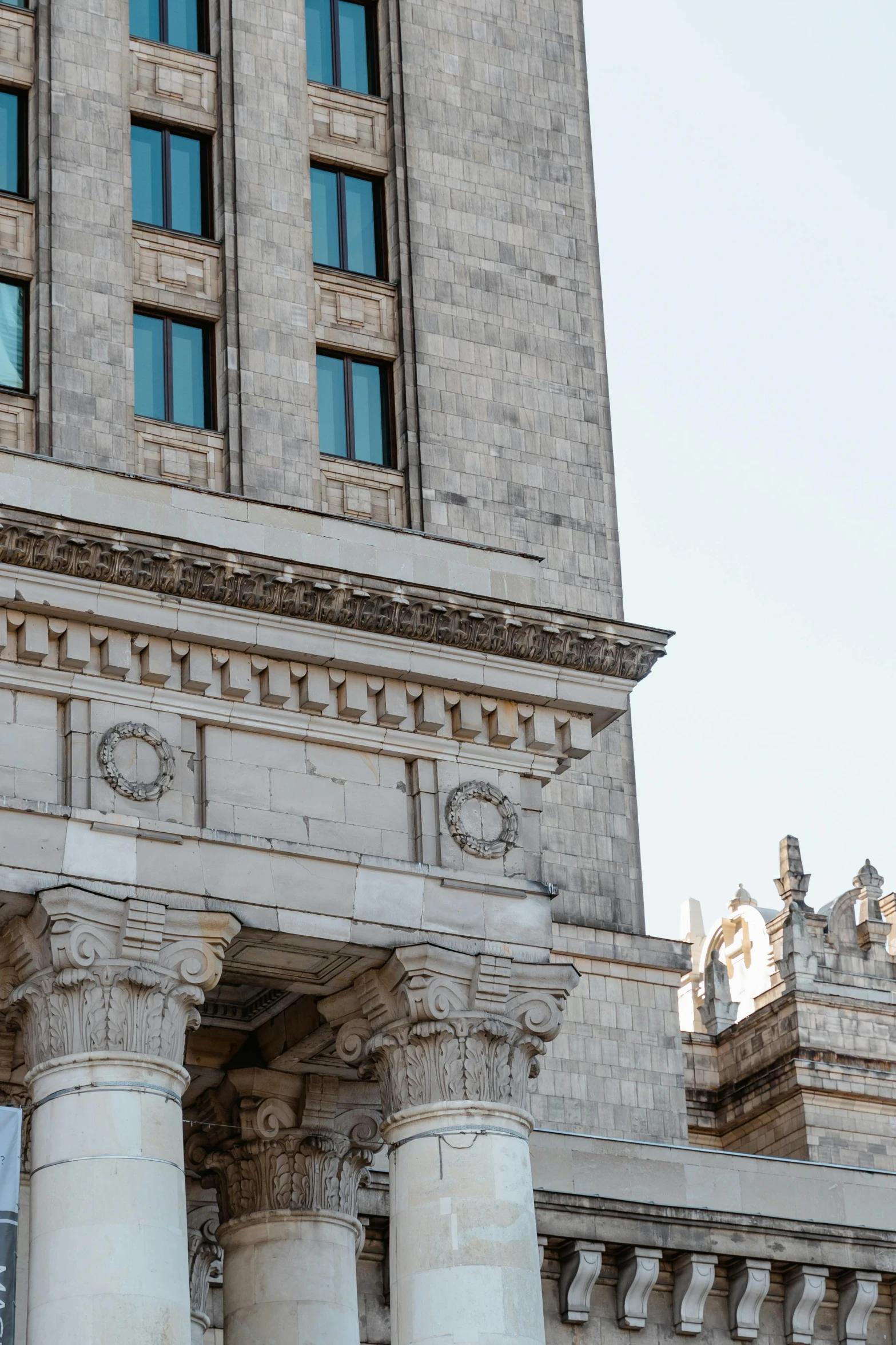 a clock that is on the side of a building, a marble sculpture, by Carlo Martini, trending on unsplash, buttresses, high details photo, color image, neoclassical tower with dome