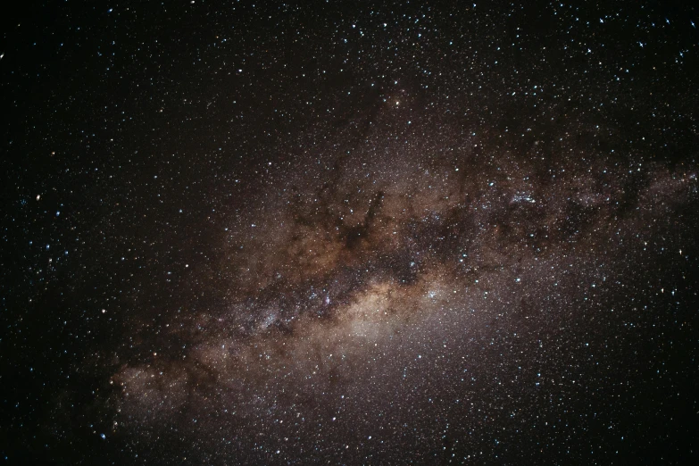 a dark sky filled with lots of stars, pexels, light and space, brown, the milk way, rectangle, chocolate