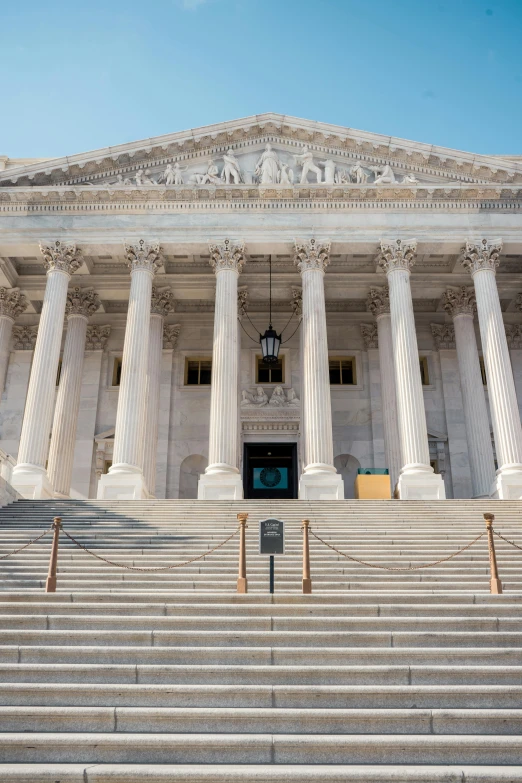 the steps leading up to the supreme court building, by Everett Warner, shutterstock, square, nancy pelosi, 2022 photograph, full front view