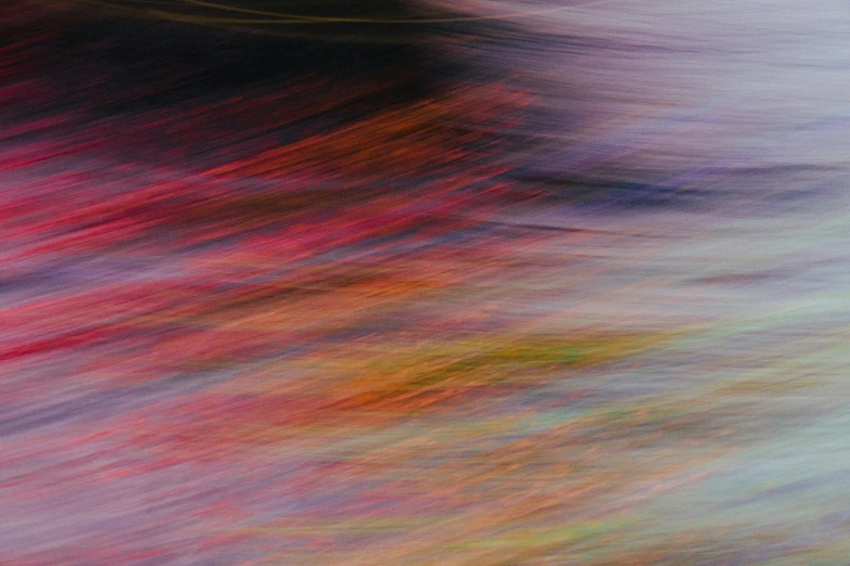 a blurry photo of a person on a surfboard, an abstract painting, by Jan Rustem, pexels contest winner, lyrical abstraction, autumn wind, lines of lights, multicoloured, minimalist abstract art