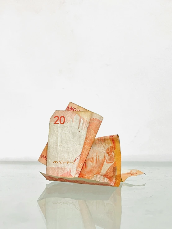 a stack of twenty twenty twenty twenty twenty twenty twenty twenty twenty twenty twenty twenty twenty twenty twenty twenty twenty twenty twenty twenty twenty twenty, by Andrée Ruellan, photorealism, torn sails, money, claes oldenburg, small boat