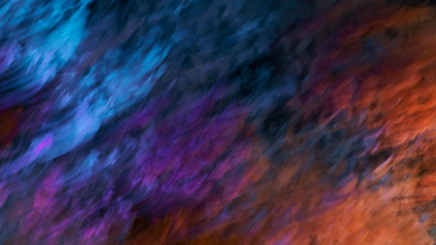 a blurry image of an orange and blue sky, a digital painting, inspired by Lorentz Frölich, pexels, abstract art, purple nebula, background image, background ( dark _ smokiness ), digital art - n 9