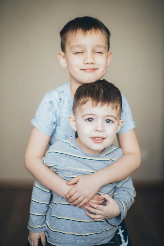 a couple of young boys standing next to each other, jovana rikalo, full frame image, hugs, 15081959 21121991 01012000 4k