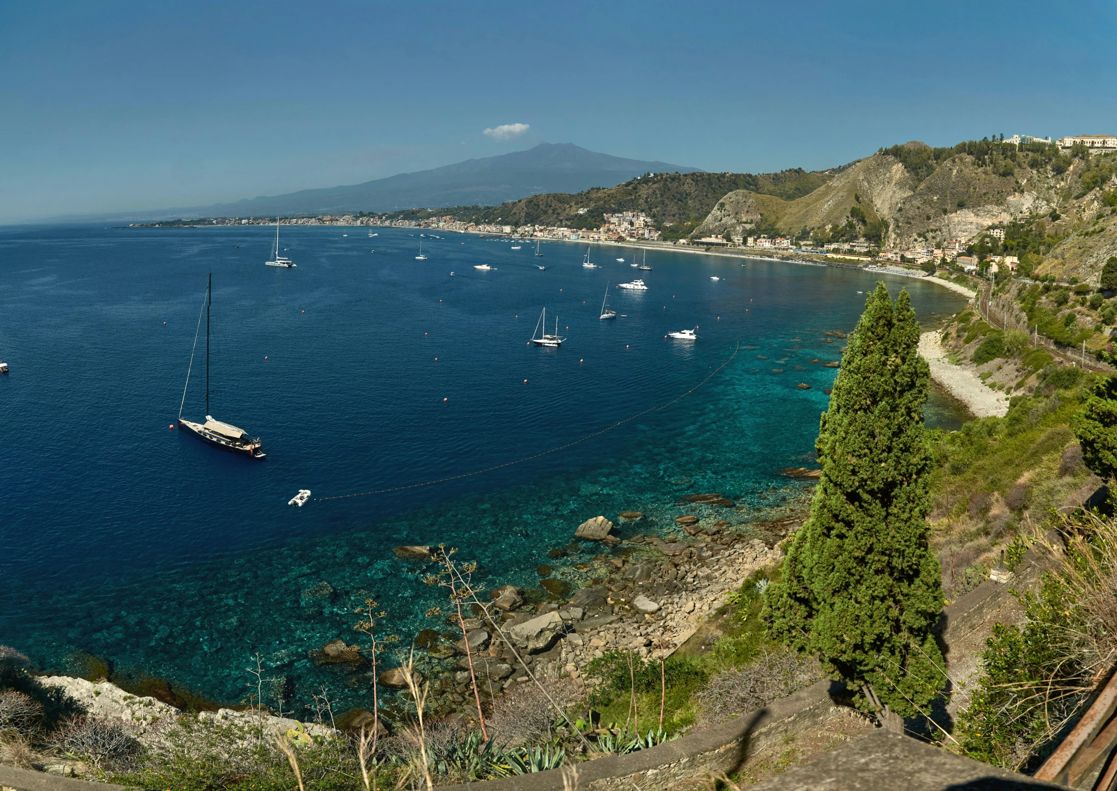 a group of boats floating on top of a body of water, by Simon Marmion, pexels contest winner, renaissance, taormina amphitheatre, avatar image