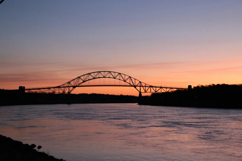 a bridge over a body of water at sunset, happening, craigville, profile image, night view, fan favorite