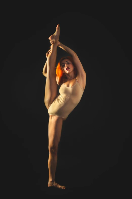 a woman in a leo leo leo leo leo leo leo leo leo leo leo leo leo leo, a portrait, inspired by Elizabeth Polunin, unsplash, arabesque, contorted limbs, default pose neutral expression, postprocessed, sports photo