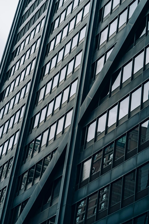 a very tall building with lots of windows, pexels contest winner, black steel buildings, parallax », 2045, square lines