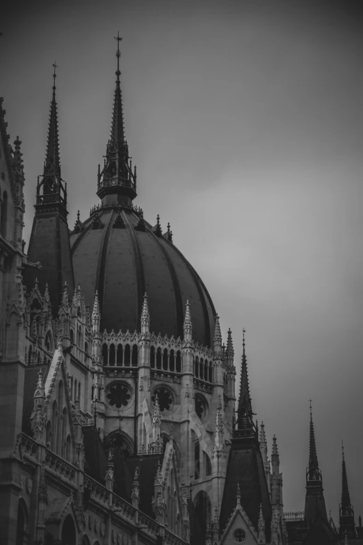 a black and white photo of a building, inspired by Pál Böhm, parliament, 2 5 6 x 2 5 6, gothic rich deep colors, trending on imagestation