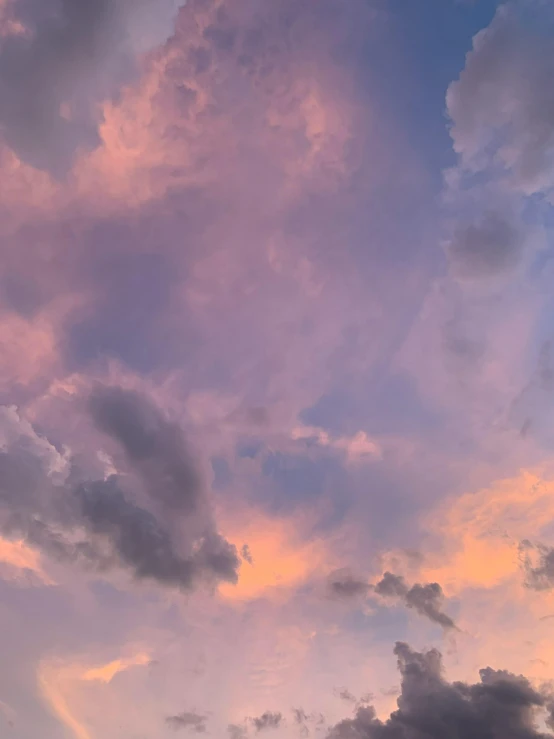 there is a plane that is flying in the sky, by Carey Morris, unsplash contest winner, aestheticism, ☁🌪🌙👩🏾, pastel palette silhouette, late summer evening, # nofilter