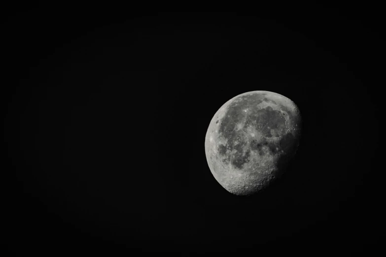 a black and white photo of the moon, a black and white photo, pexels, 8k 50mm iso 10, 2 4 mm iso 8 0 0 color, ☁🌪🌙👩🏾, space photo