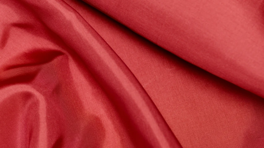 a close up of a red fabric