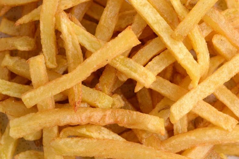 a pile of french fries sitting on top of a white plate, an album cover, pexels, fine texture detail, 15081959 21121991 01012000 4k, medium detail, extra detail