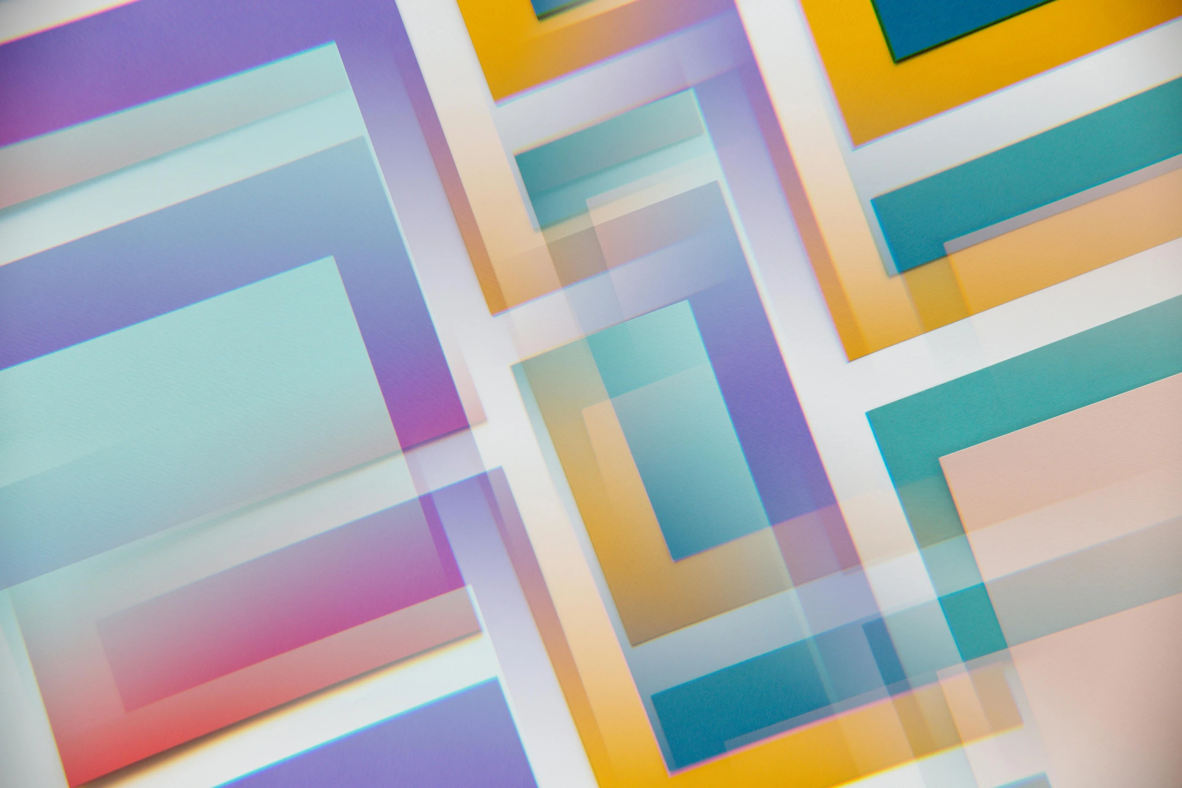 a colorful abstract background with squares and rectangles, inspired by Josef Albers, unsplash, floating translucent graphics, stacked computer screens, translucent pastel panels, square shapes