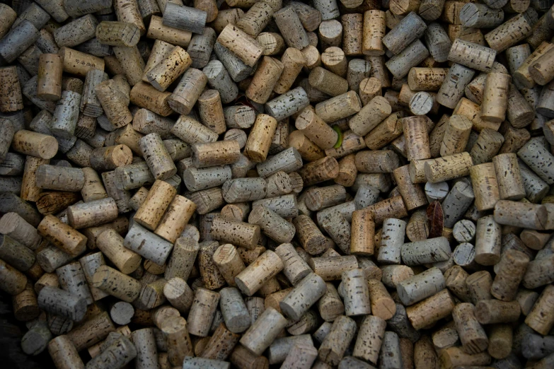 a close up of a bunch of wine corks, an album cover, by Tobias Stimmer, pexels contest winner, graffiti, grey, 15081959 21121991 01012000 4k, organic biomass, 1 6 x 1 6
