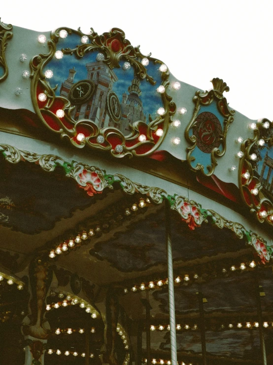 a merry merry merry merry merry merry merry merry merry merry merry merry merry merry merry merry merry, an album cover, trending on unsplash, baroque, fairground rides, photo taken on fujifilm superia, atmospheric beautiful details, slight overcast lighting