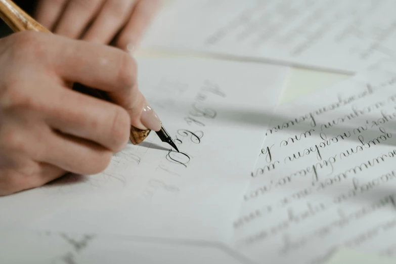 a close up of a person writing on a piece of paper, style lettering, doing an elegant pose, school class, background image