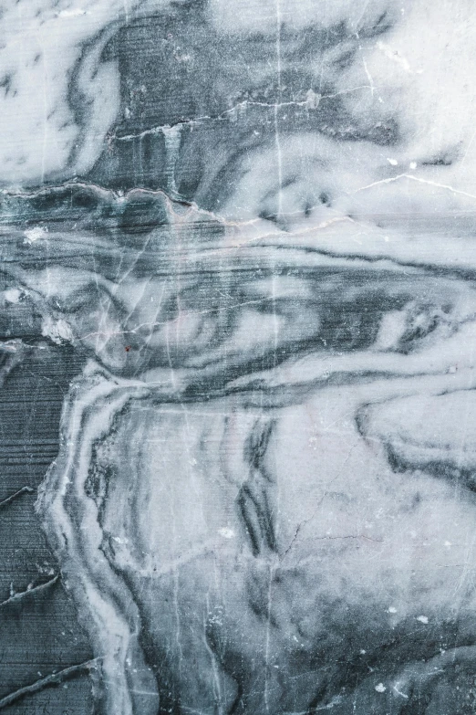 a black and white photo of a frozen river, a marble sculpture, trending on unsplash, lyrical abstraction, the blue whale crystal texture, white calacatta gold marble, detail texture, marble slabs