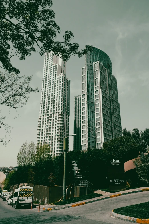 a man flying through the air while riding a skateboard, by Pablo Rey, pexels contest winner, brutalism, forest setting with skyscrapers, three towers, chile, grainy low quality