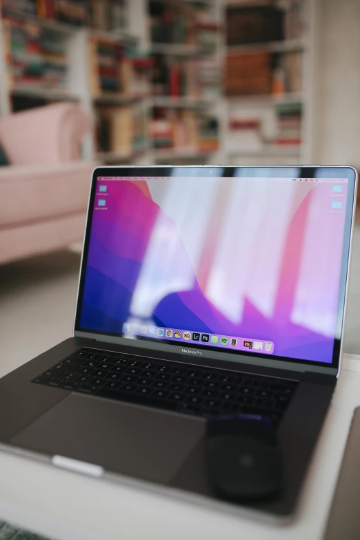 a laptop computer sitting on top of a table, by Sebastian Vrancx, pexels, 2 5 6 x 2 5 6 pixels, demna gvasalia, lgbtq, apple