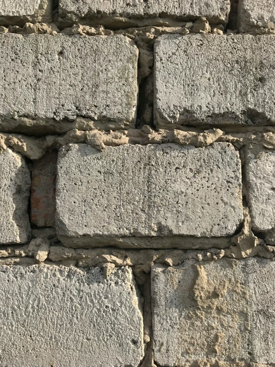 the wall of cement has s in it