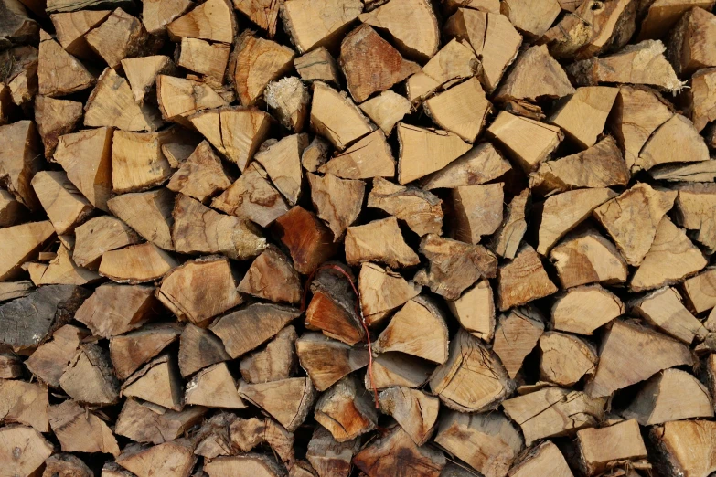 a pile of chopped wood sitting next to each other, by David Simpson, pexels contest winner, fan favorite, cover shot, brown, rectangle