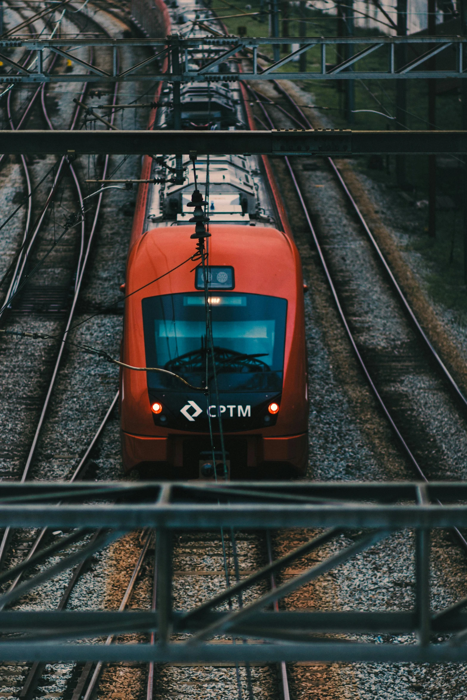 a large long train on a steel track, by Adam Marczyński, pexels contest winner, square, moscow, cinematic footage, 🚿🗝📝