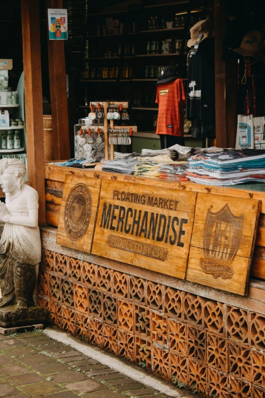 a sign is on the outside of a book store