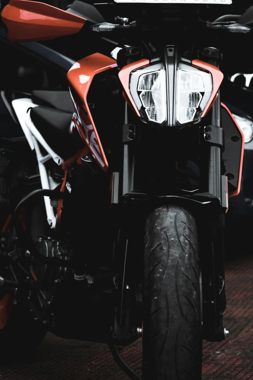 this is a picture of a red and black motorcycle